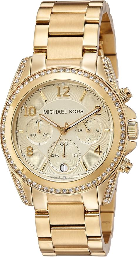 goldene michael kors uhr damen